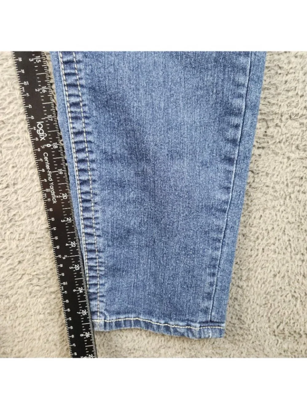 Vigoss VGS Jeans Women's 14 Skinny Ankle Jeans Embroidered Embellished Stretch - Picture 6 of 12